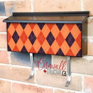 Autumn Colors Pattern #7 Wall-mounted Townhouse Mailbox Cover