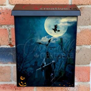 The Reaper in the Cemetery Colonial Mailbox Cover