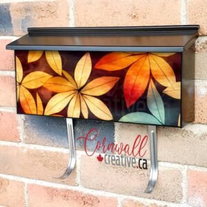 Colorful Leaves #2 Wall-mounted Townhouse Mailbox Cover