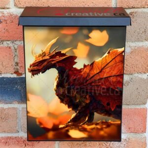 Autumn Dragon #1 Colonial Mailbox Cover