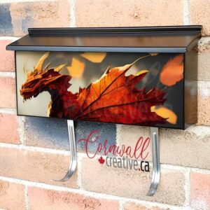 Autumn Dragon #1 Wall-mounted Townhouse Mailbox Cover