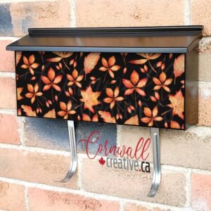 Autumn Leaves Falling Wall-mounted Townhouse Mailbox Cover
