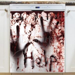 Scary Hands on the Glass Magnetic Dishwasher Door Cover