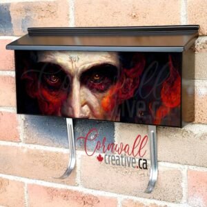 Portrait of Count Dracula Wall-mounted Townhouse Mailbox Cover