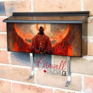 The Angel of Hell Wall-mounted Townhouse Mailbox Cover