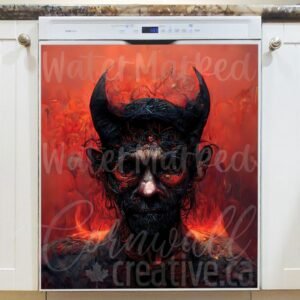 Prince of Darkness Magnetic Dishwasher Door Cover