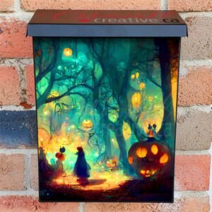 Witches in a Magical Forest Colonial Mailbox Cover