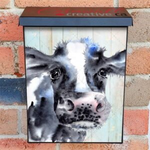 Cute Little Calf Colonial Mailbox Cover