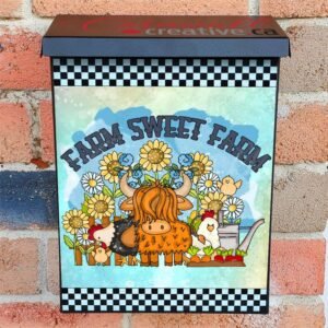Farm Sweet Farm Colonial Mailbox Cover
