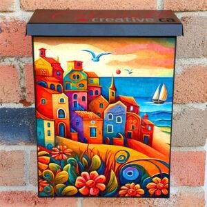 Through the Lake Colonial Mailbox Cover