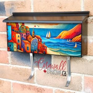 Through the Lake Wall-mounted Townhouse Mailbox Cover
