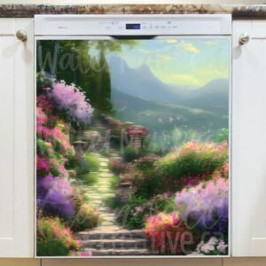 Summer in the Park Magnetic Dishwasher Door Cover