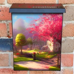 Spring in the Park #4 Colonial Mailbox Cover