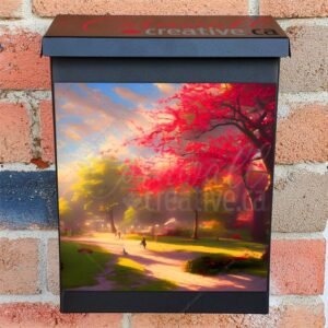 Spring in the Park #6 Colonial Mailbox Cover