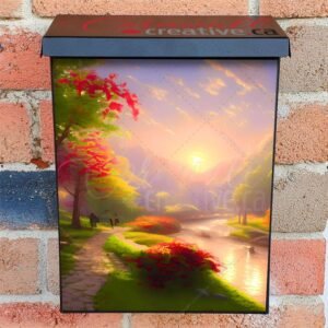 Spring in the Park #7 Colonial Mailbox Cover