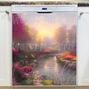 Spring in the Park #9 Magnetic Dishwasher Door Cover