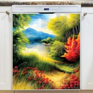 Path to the Lake Magnetic Dishwasher Door Cover