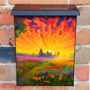 Good Morning Sunshine Colonial Mailbox Cover