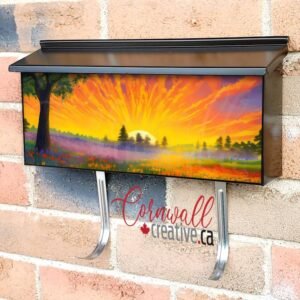 Good Morning Sunshine Wall-mounted Townhouse Mailbox Cover