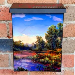 Pretty Spring Landscape #2 Colonial Mailbox Cover