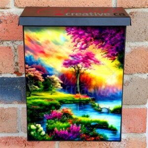 Beautiful Summer Colors Colonial Mailbox Cover