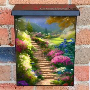 Blooming Summer Staircase Colonial Mailbox Cover