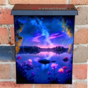 Summer Milky Way Colonial Mailbox Cover