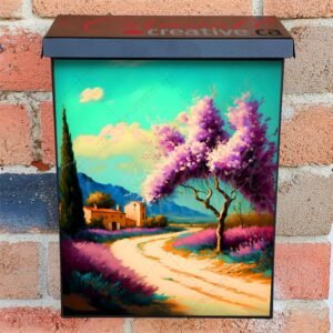 Hot Day in Provence Colonial Mailbox Cover