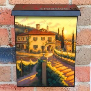 Rustic Villa in Tuscany #2 Colonial Mailbox Cover