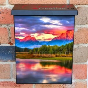 Mighty Mount Moran Colonial Mailbox Cover
