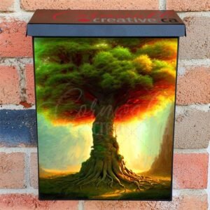 Majestic Tree in the Forest #5 Colonial Mailbox Cover