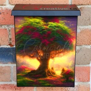 Majestic Tree in the Forest #6 Colonial Mailbox Cover