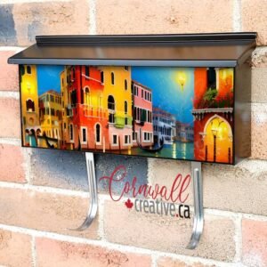 Summer Holiday in Venice Wall-mounted Townhouse Mailbox Cover