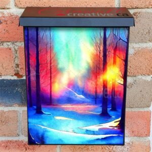 Beautiful Winter Morning Colonial Mailbox Cover