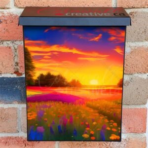 Summertime Dawn Colonial Mailbox Cover