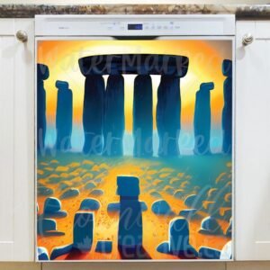 Stonehenge, England Magnetic Dishwasher Door Cover