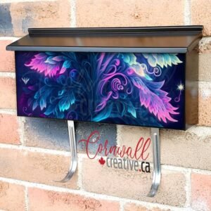 Glowing Fantasy Tree #8 Wall-mounted Townhouse Mailbox Cover