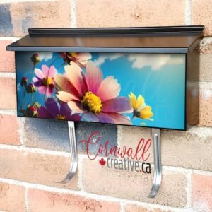 Spring Flowers in the Meadow #1 Wall-mounted Townhouse Mailbox Cover