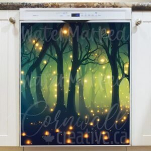 Firefly Forest Magnetic Dishwasher Door Cover