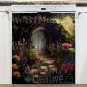 Secret Fairy Garden #1 Magnetic Dishwasher Door Cover