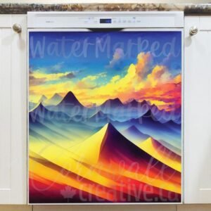 Hills Of Gabon, Africa Magnetic Dishwasher Door Cover