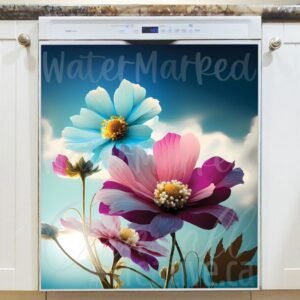 Spring Flowers in the Meadow #4 Magnetic Dishwasher Door Cover
