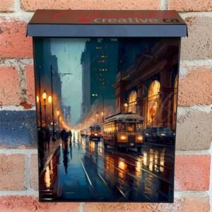 Summer Evening in New York Colonial Mailbox Cover