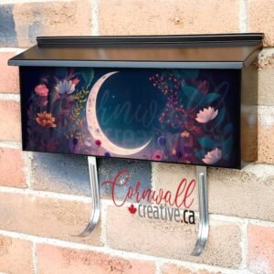 Bohemian Flower Moon #6 Wall-mounted Townhouse Mailbox Cover