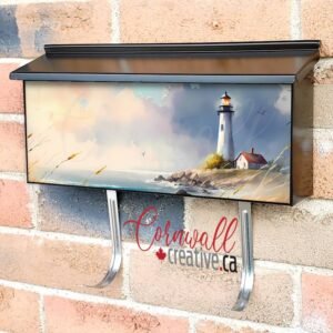 Summertime Lighthouse Wall-mounted Townhouse Mailbox Cover