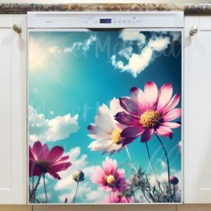 Spring Flowers in the Meadow #8 Magnetic Dishwasher Door Cover