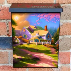 Sunshine Cottage Colonial Mailbox Cover