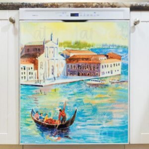San Giorgio, Maggiore Island, Venice Magnetic Dishwasher Door Cover