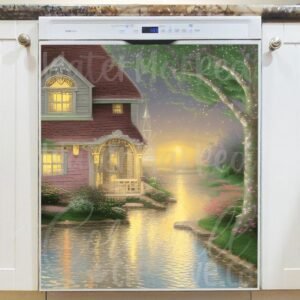 Old Victorian House Magnetic Dishwasher Door Cover