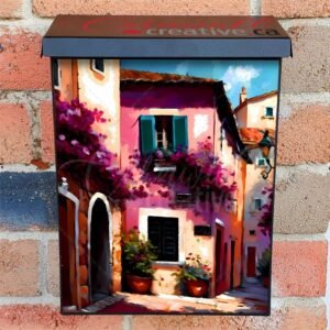 Beautiful Italian Town Colonial Mailbox Cover